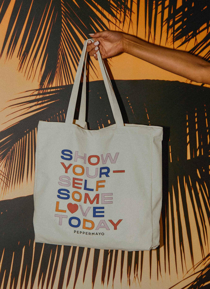 Peppermayo Lover Canvas Tote - Multi