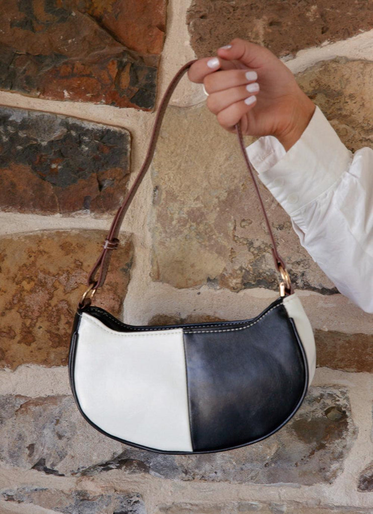 Modern Girl Handbag - Black and White - Peppermayo US