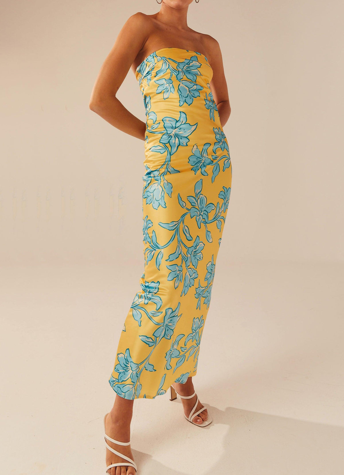 Summer Lover Maxi Dress - Golden Bloom - Peppermayo US