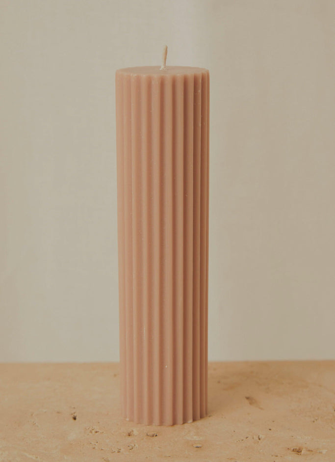 Moreton Eco Fluted Pillar - Latte