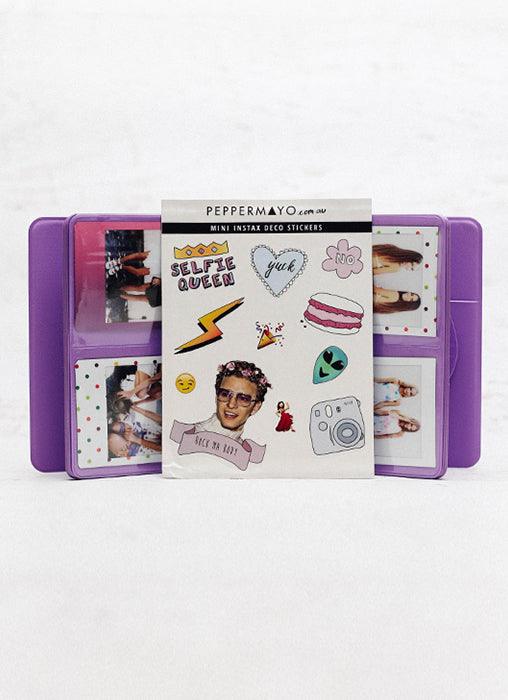 Mini Instant Film Album - Purple - Peppermayo US