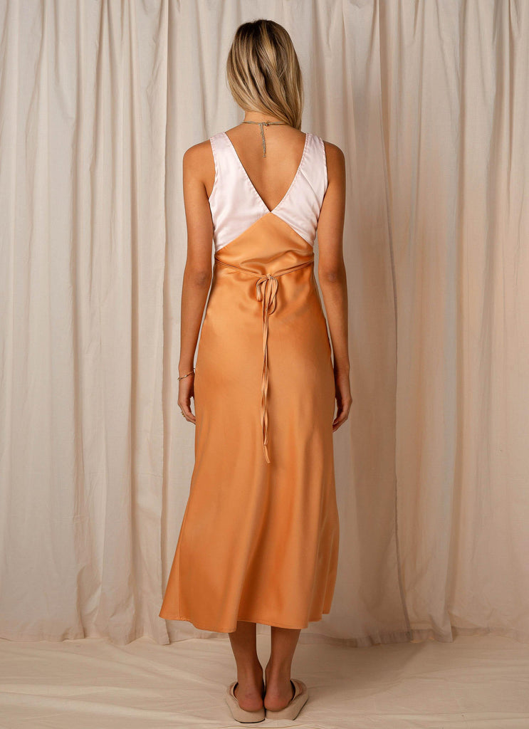 Loren Maxi Dress - Orange Splice - Peppermayo US