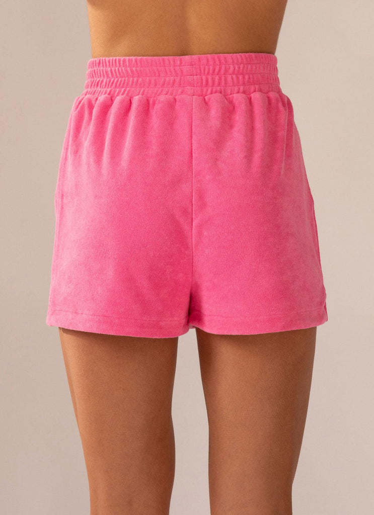 Cast Away Terry Shorts - Perry Pink - Peppermayo US