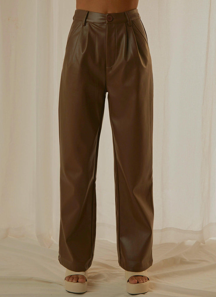 Going Places Pants - Chocolate - Peppermayo US