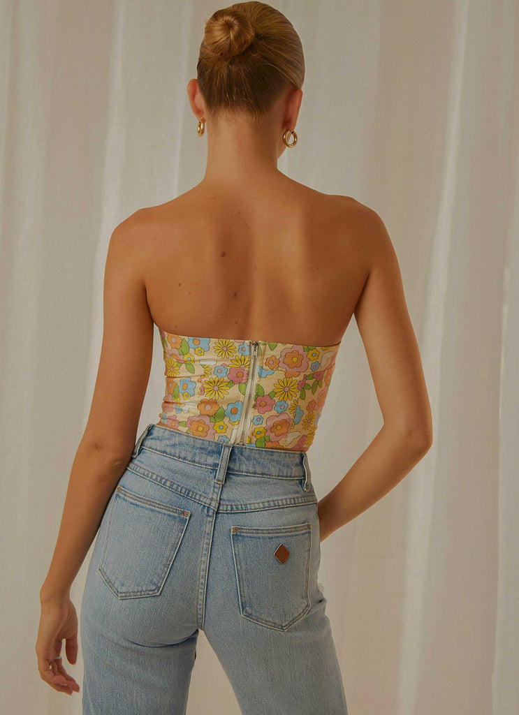 Endless Lover Bustier Crop - Blossom - Peppermayo US