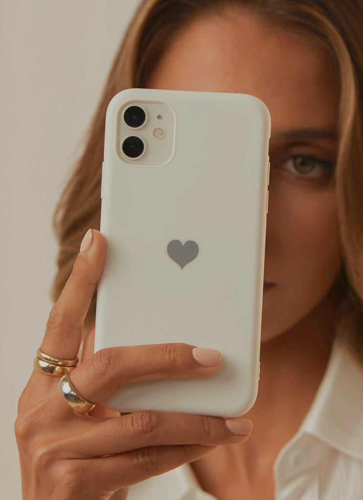 New Love iPhone Case - White - Peppermayo US