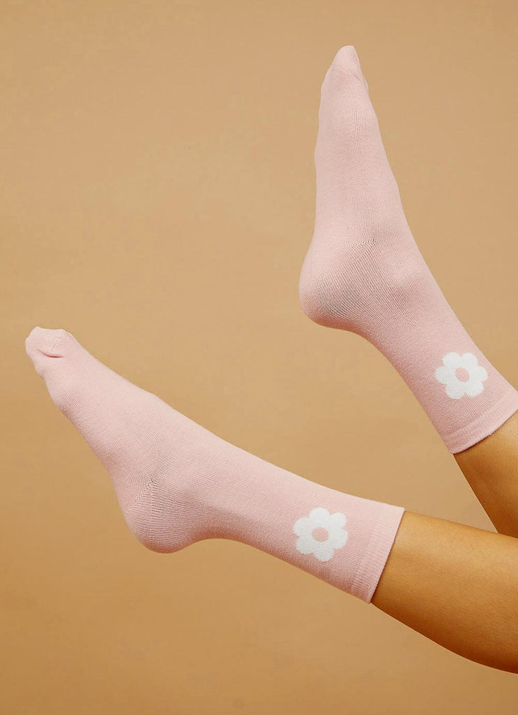 Seasonal Socks - Pink - Peppermayo US