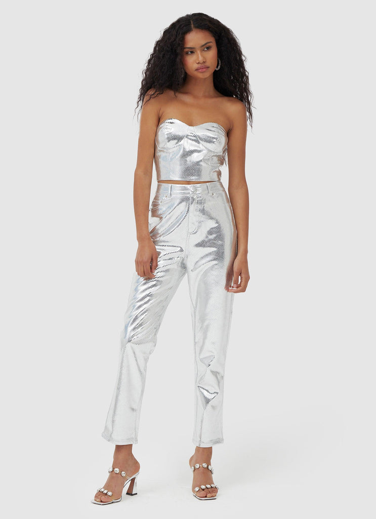 Philo Trouser - Silver – Peppermayo US