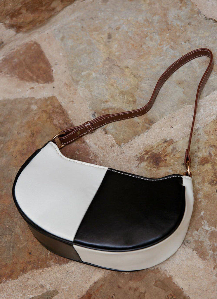 Modern Girl Handbag - Black and White - Peppermayo US