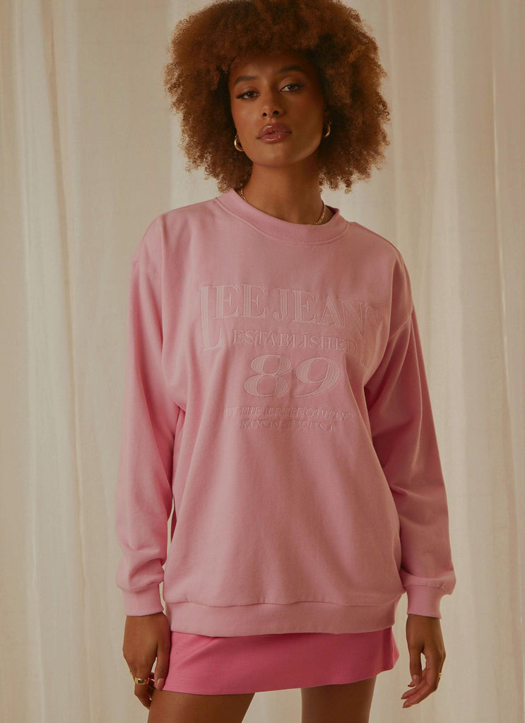 Oversized Sweater - Prism Pink - Peppermayo US