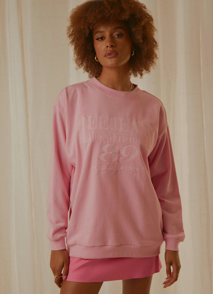 Oversized Sweater - Prism Pink
