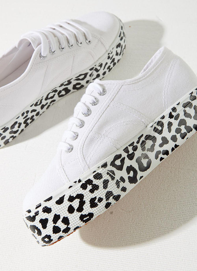 2790 Cotw Printed Sneaker - White/ Leopard
