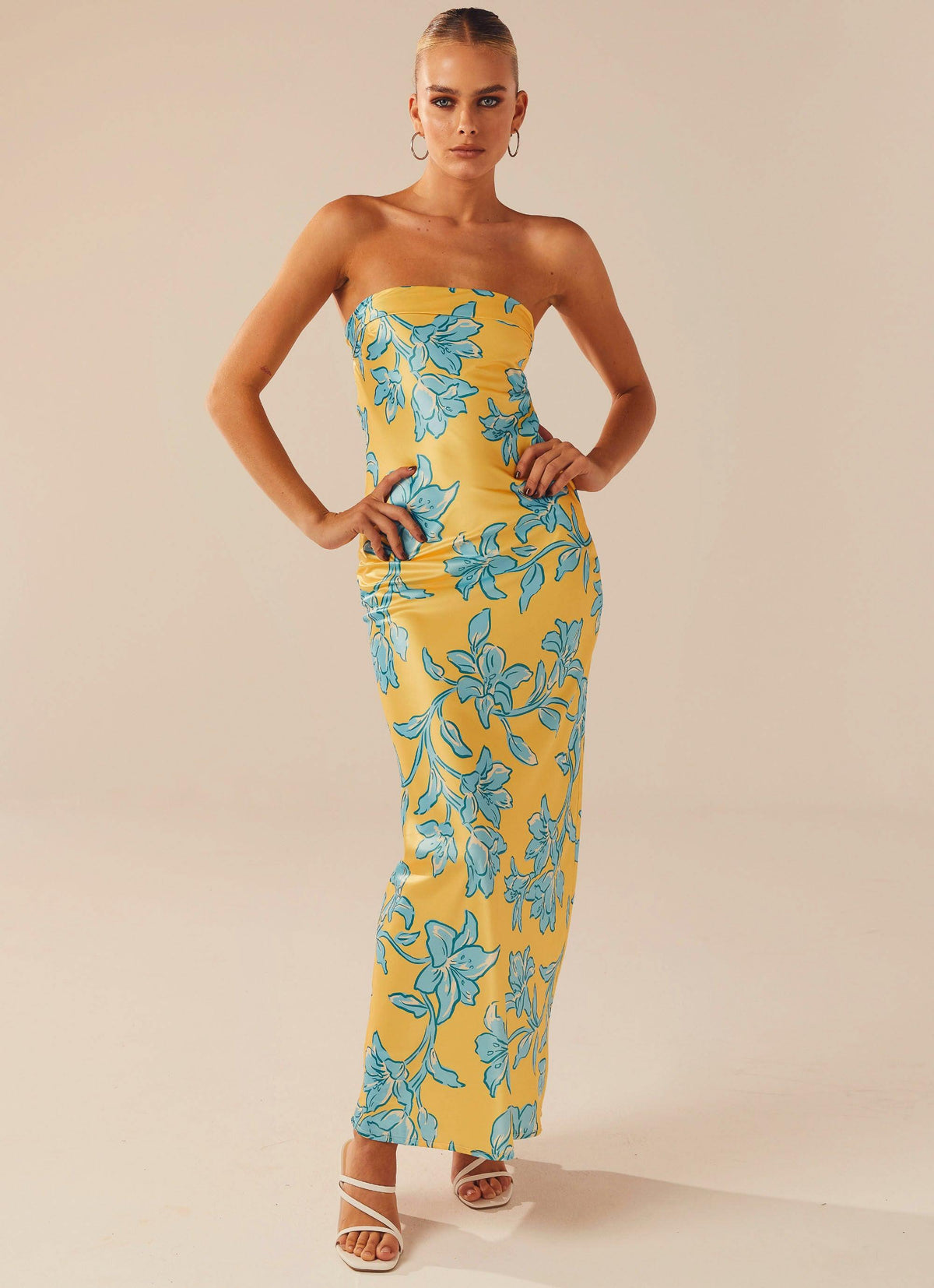 Summer Lover Maxi Dress - Golden Bloom - Peppermayo US