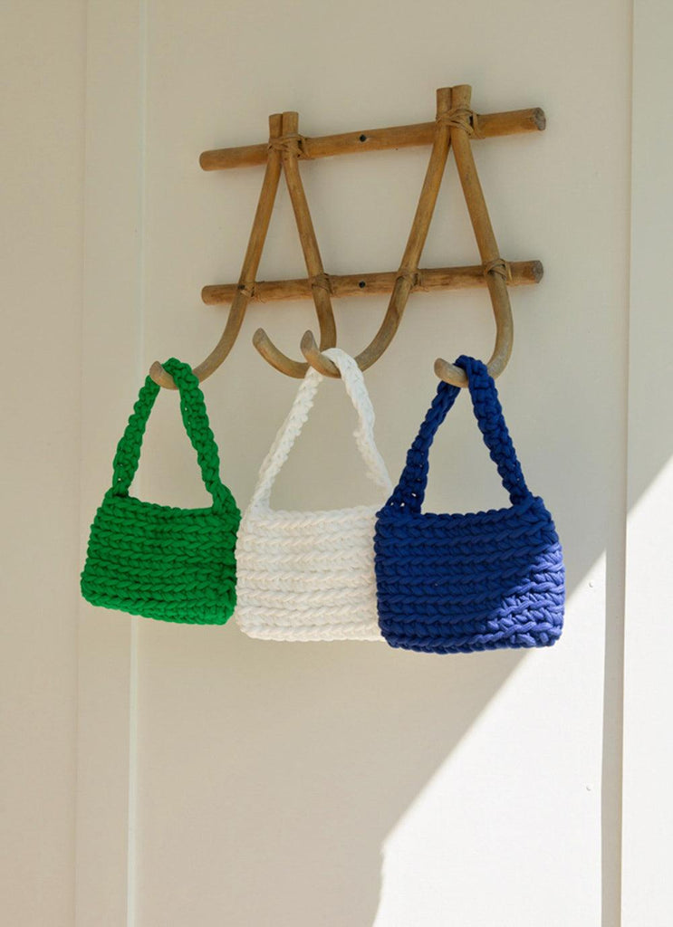 Getaway Weekend Crochet Bag - Cobalt - Peppermayo US