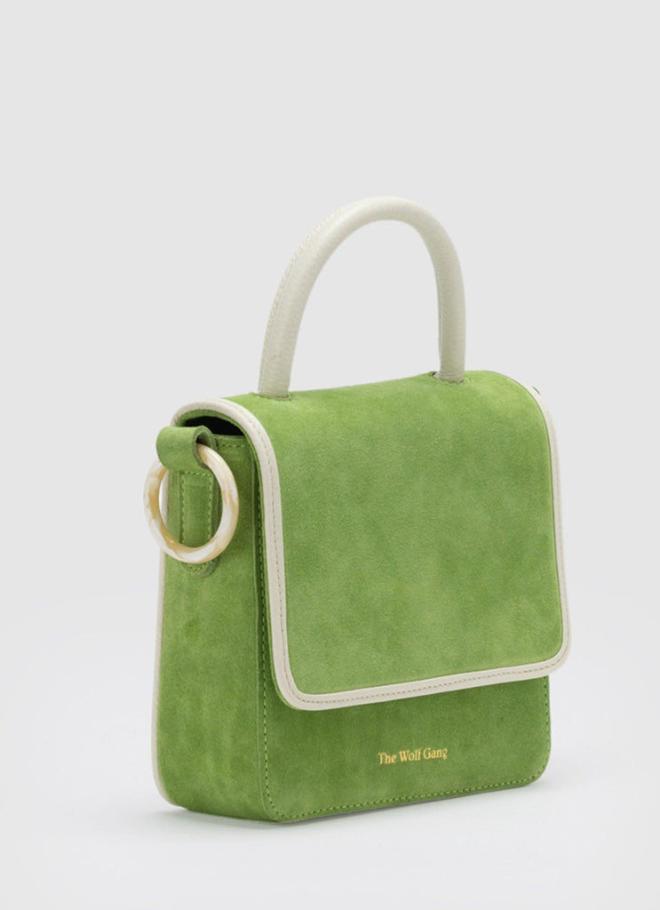 Layla Mini Box Bag - Lime - Peppermayo US