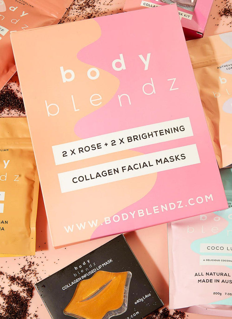 BodyBlendz Facial Masks (4 Pack) - Multi - Peppermayo US