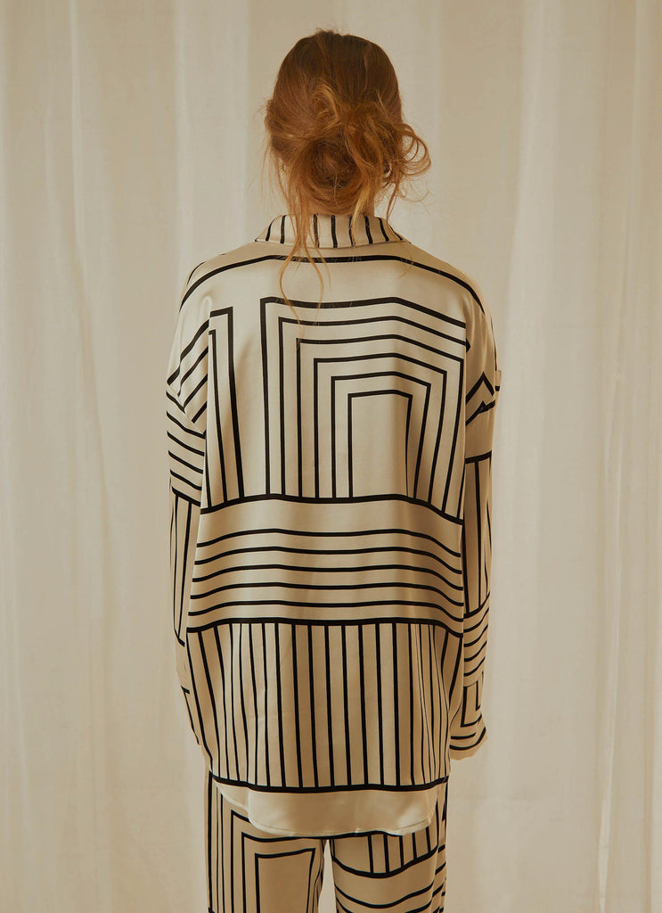 Norma Shirt - Black and White - Peppermayo US