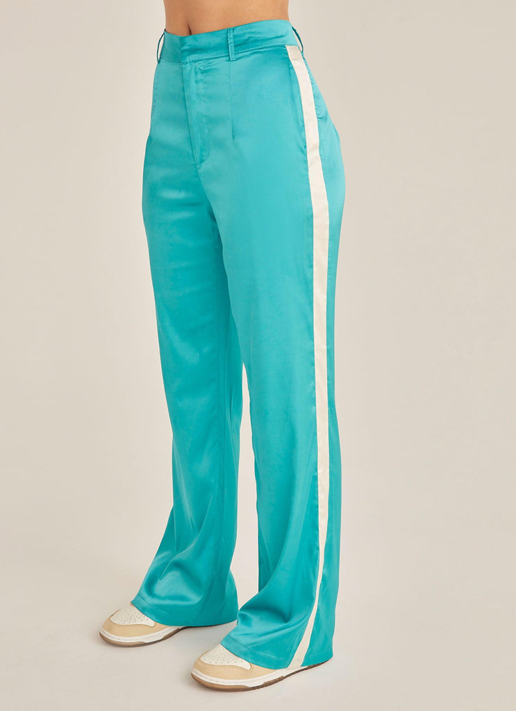 Vintage Lovers Pants - Turquoise - Peppermayo US