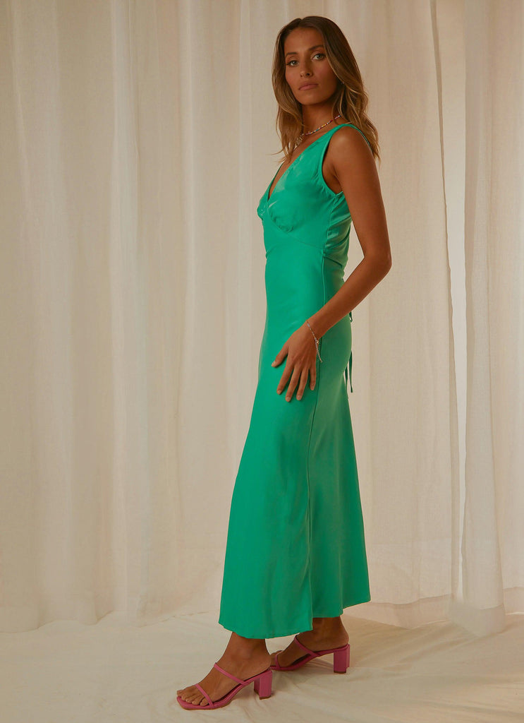 Loren Maxi Dress - Jade Green - Peppermayo US