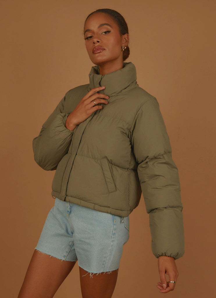 Topher Puffer Jacket - Willow - Peppermayo US