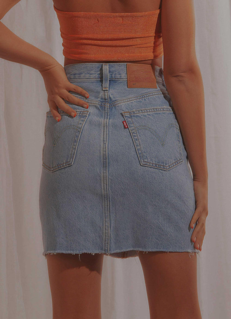 High Rise Deconstructed Skirt - Luxor Heat - Peppermayo US