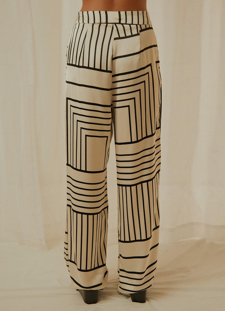 Norma Trouser - Black and White - Peppermayo US