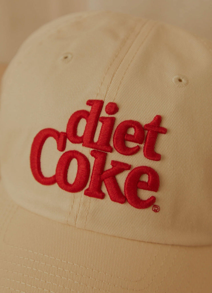 Diet Coke Ball Park Cap - Ivory - Peppermayo US