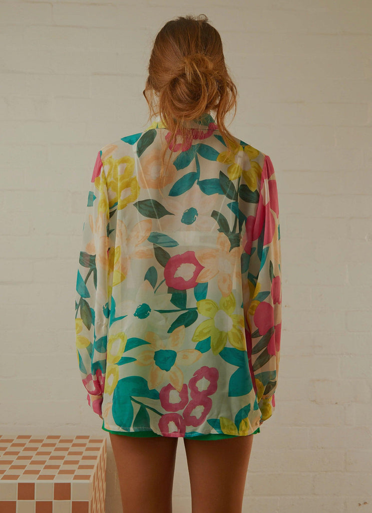 Amelie Shirt - Multi Floral - Peppermayo US