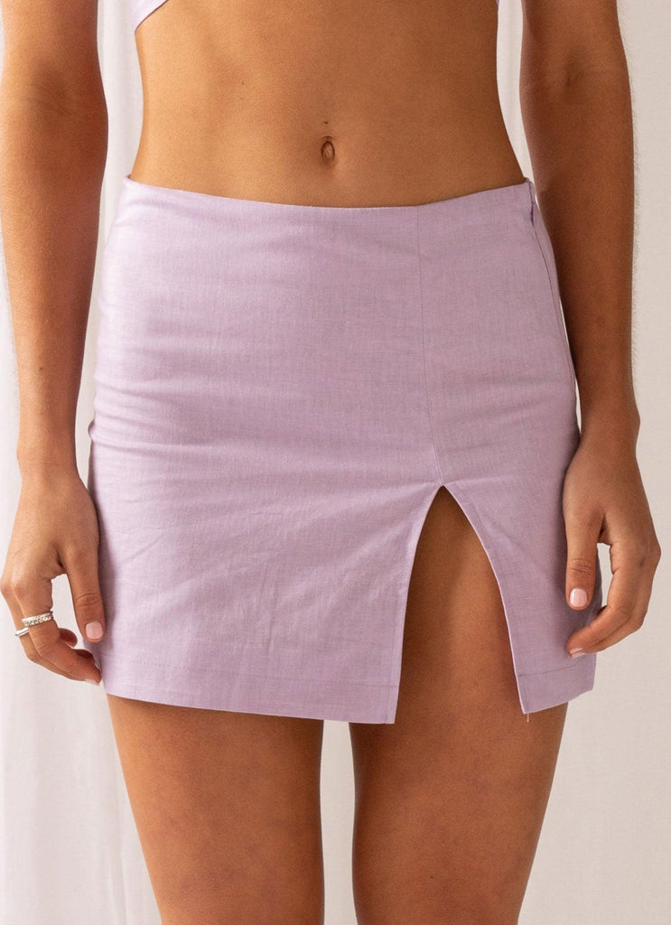 Stay Focused Skirt - Lilac Love - Peppermayo US