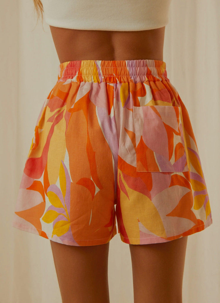 Raffi Linen Shorts - Paloma - Peppermayo US
