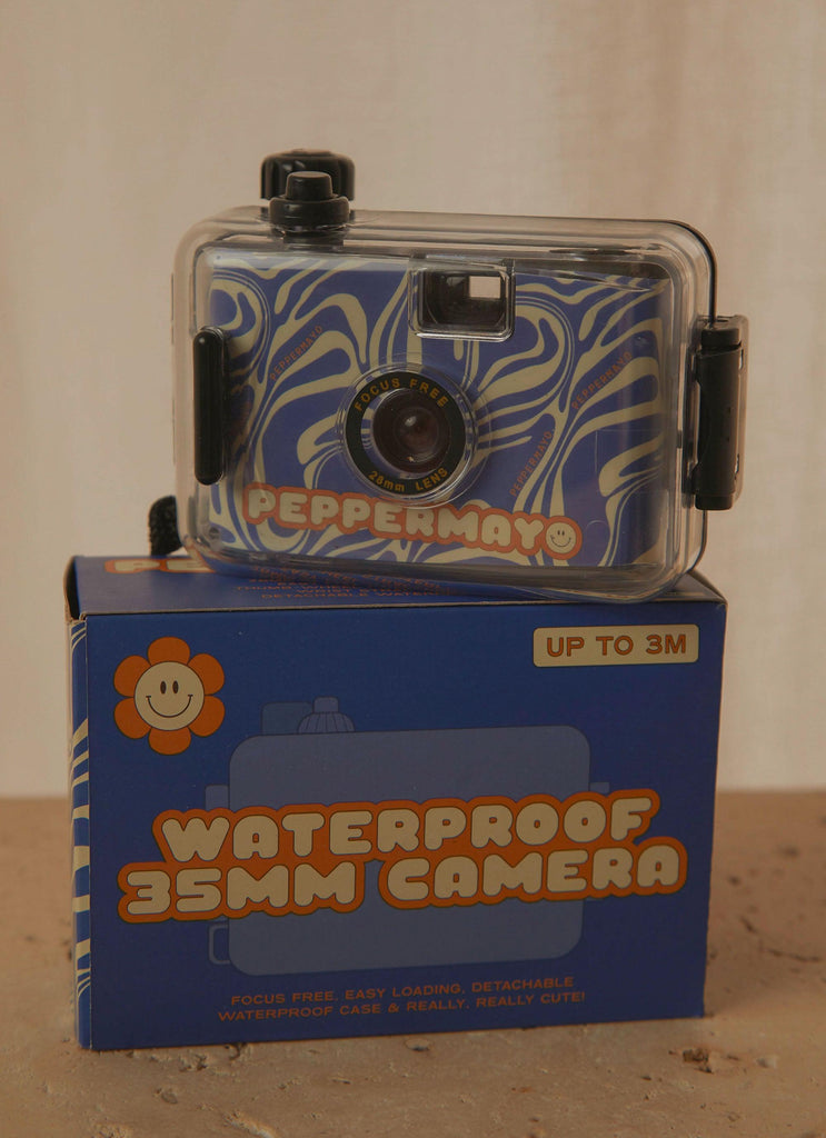 Art Trip PM 35mm Reuseable Film Camera - Cobalt Marble - Peppermayo US