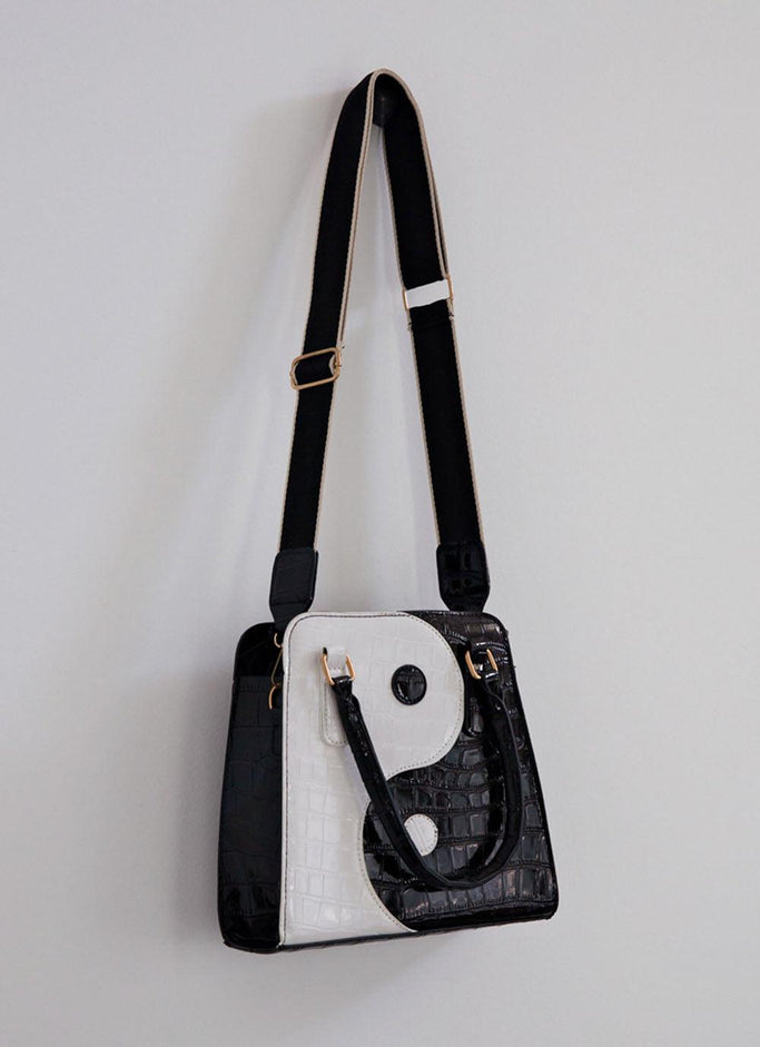 Yin To My Yang Handbag - Black and White