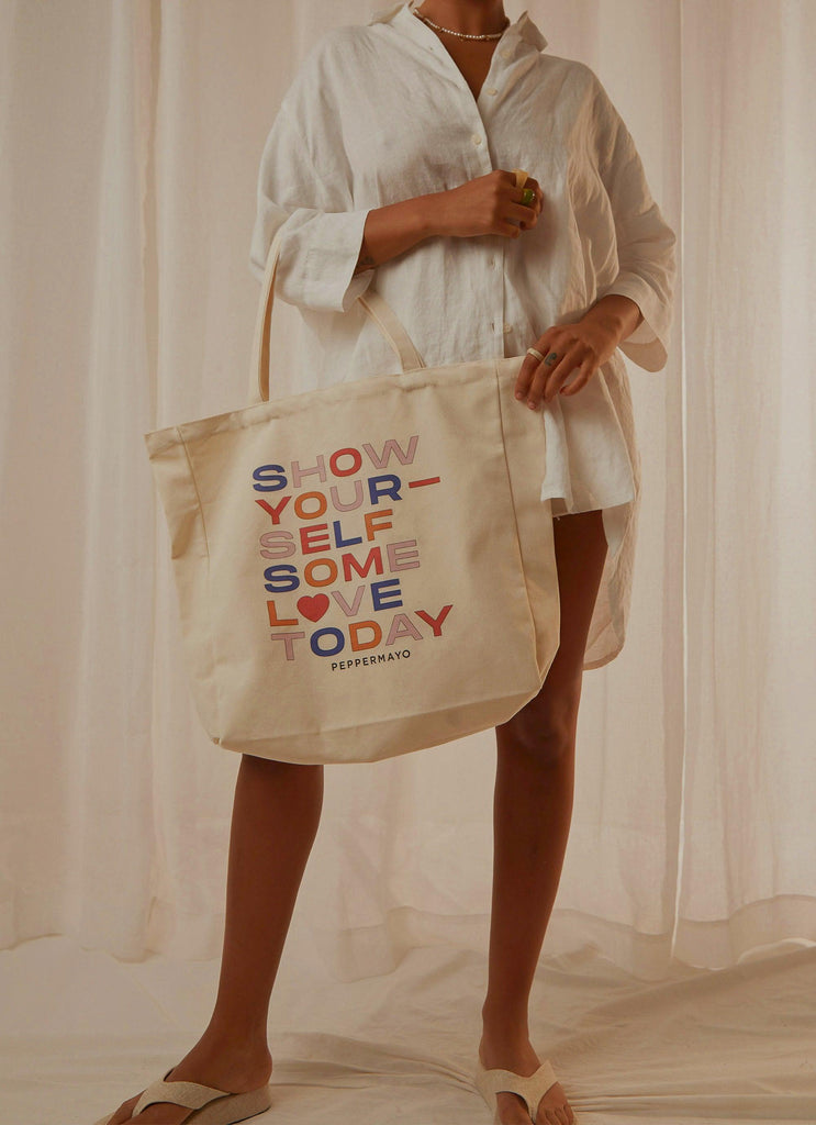 Peppermayo Lover Canvas Tote - Multi - Peppermayo US