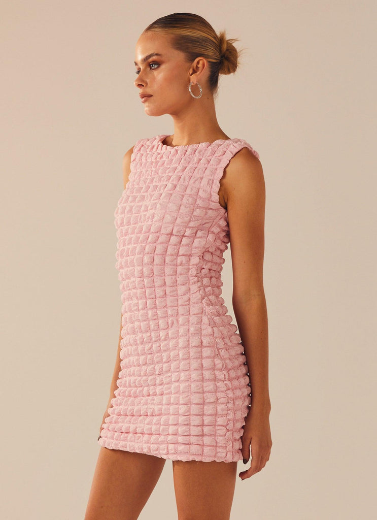 Perfect Day Mini Dress - Pink Crush - Peppermayo US