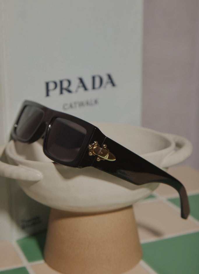 Louis Vuitton x Nigo Black 'LV Lock' Sunglasses