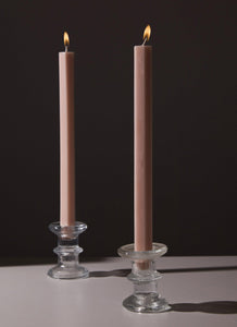 Moreton Eco Hexagonal Dinner Candle 2 Pack - Antique Pink - Peppermayo US