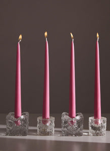 Moreton Eco Taper Candle Pack of 4 - Rose Pink - Peppermayo US