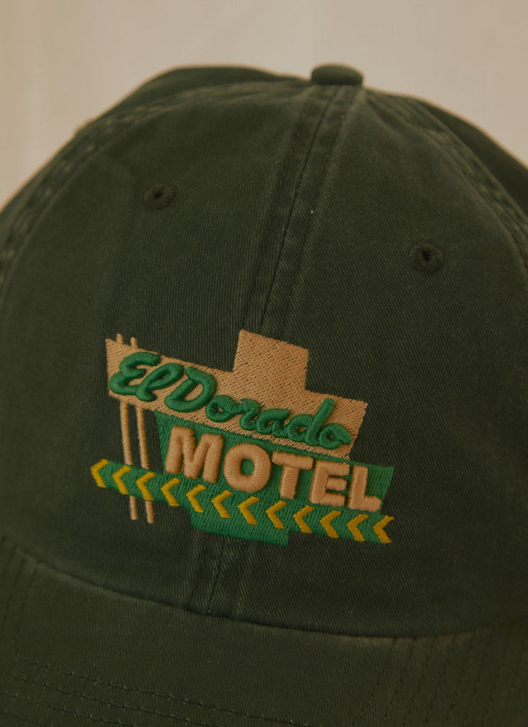 El Dorado Motel Ball Park Cap - Dark Green - Peppermayo US