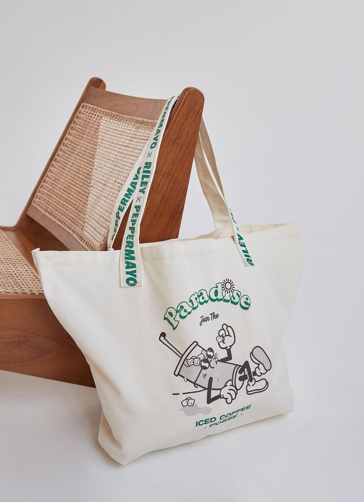 The Club Tote Bag - Canvas - Peppermayo US