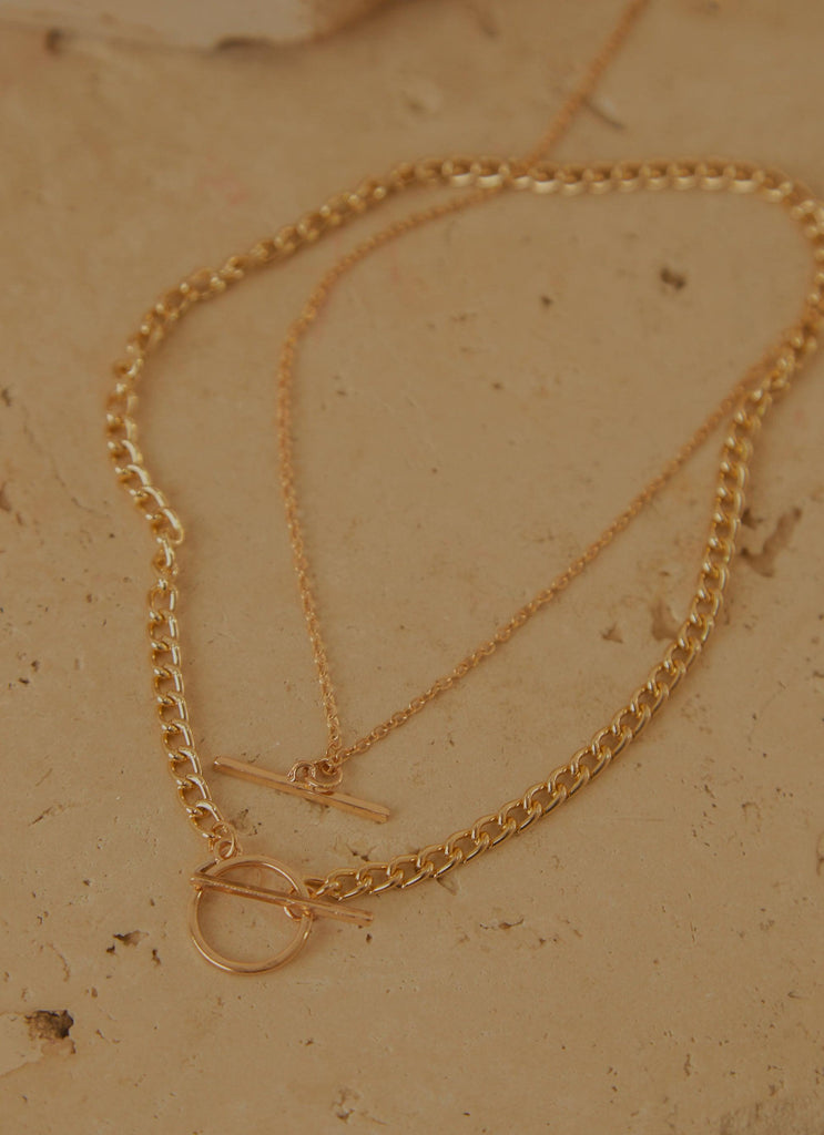 Love You Better Multi Chain Necklace - Gold - Peppermayo US