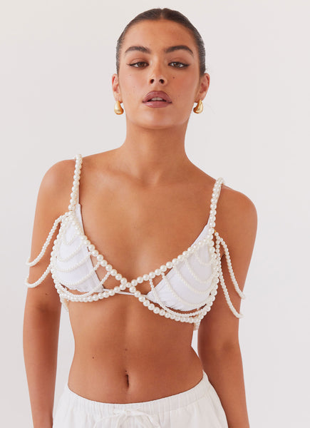 beaded bralet