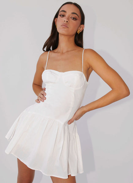 Endless Summer Mini Dress - White – Peppermayo US 