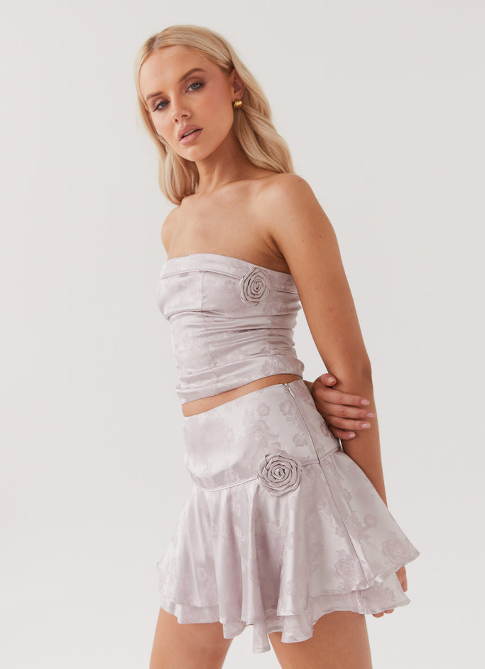Jasmine Rose Mini Skirt - Rosette Haute