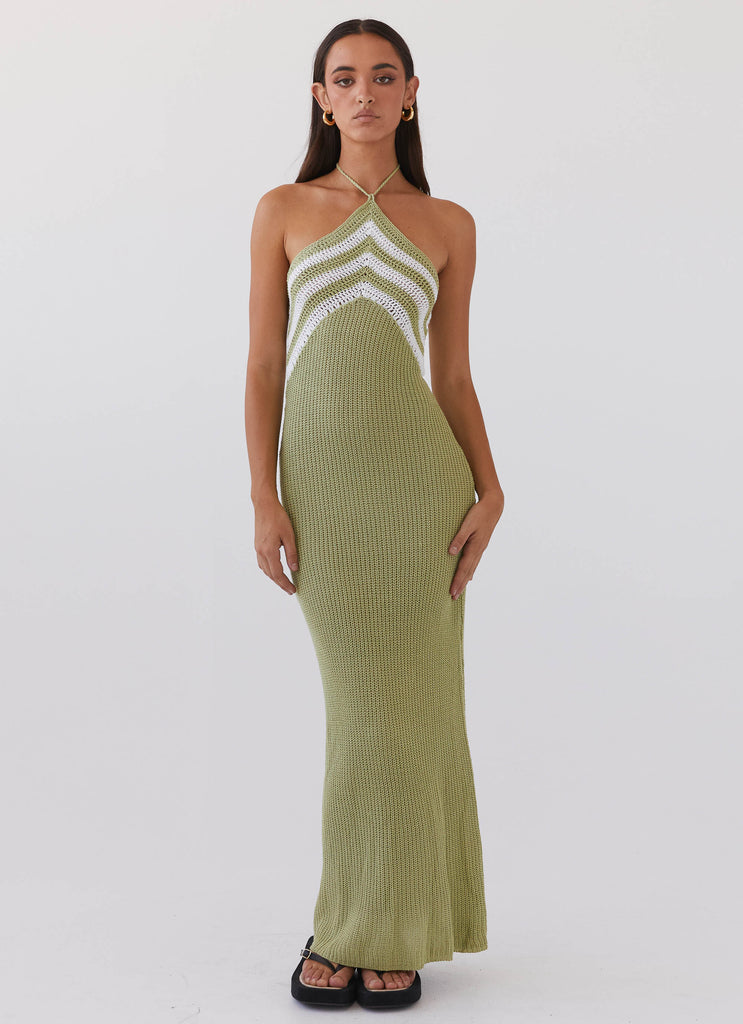 Masterpiece Knit Maxi Dress - Forest Peppermayo US Masterpiece Knit Maxi Dress - Forest Peppermayo US