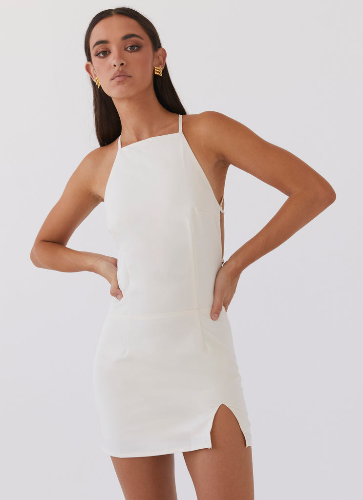 Monique Mini Dress - Ivory – Peppermayo US