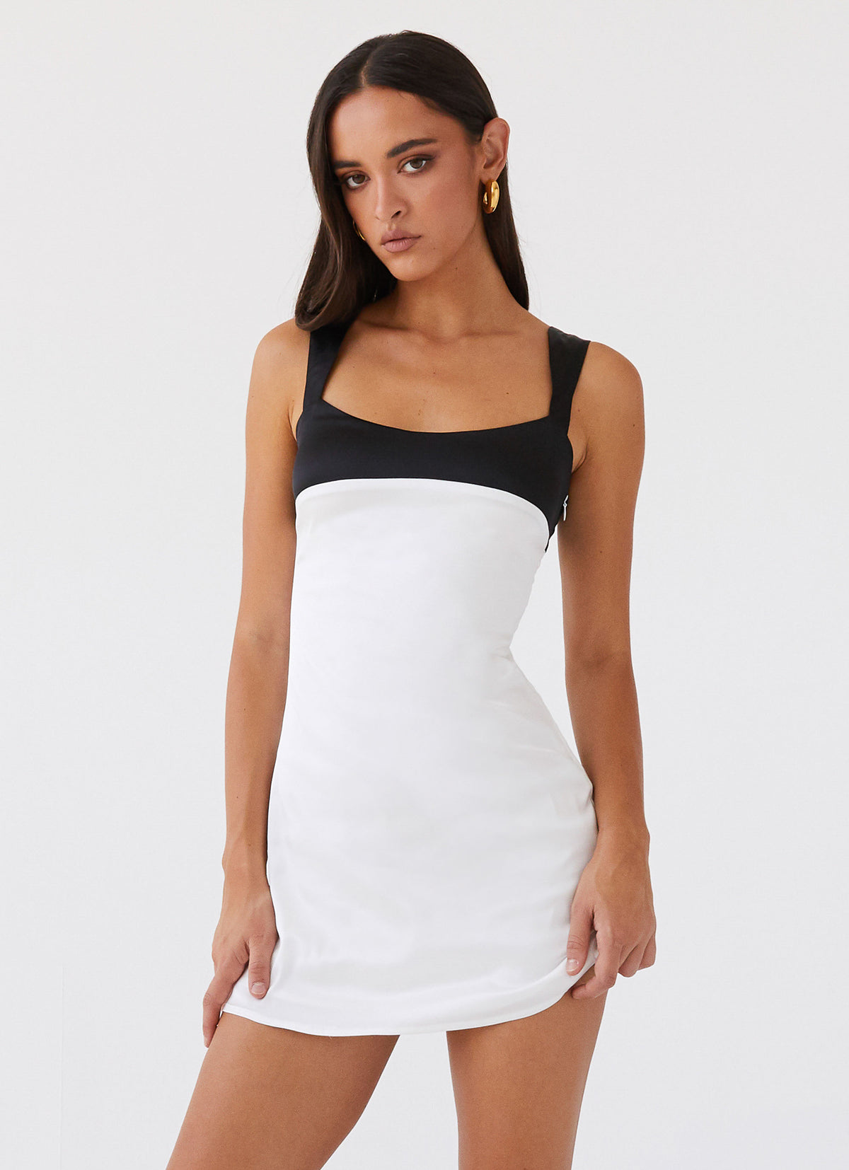 Odette Satin Mini Dress