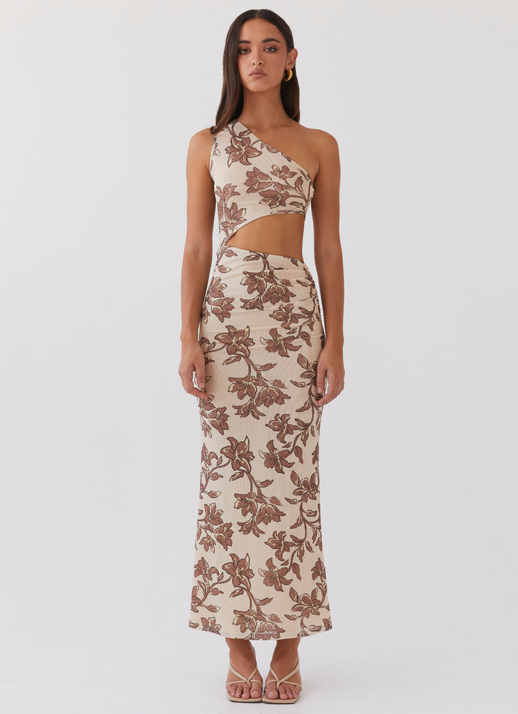 Shadows In The Sun Mesh Maxi Dress - Hazel Bloom Shadows In The Sun Mesh Maxi Dress - Hazel Bloom