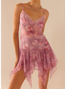 Camelia Mini Skirt - Soft Pink - Peppermayo US