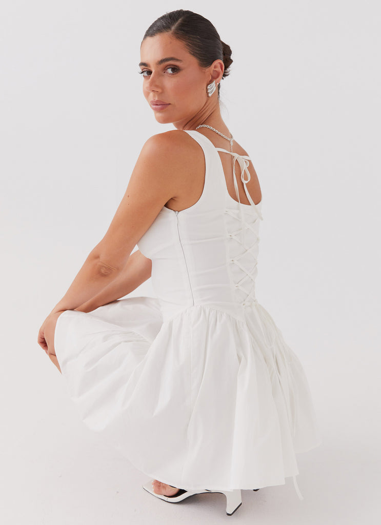 Sassy Soiree Corset Mini Dress - White Peppermayo US Sassy Soiree Corset Mini Dress - White Peppermayo US