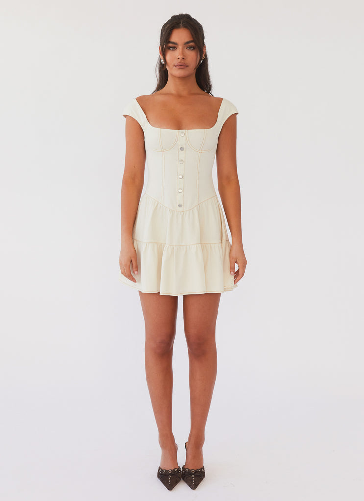 Isabella Denim Bustier Dress - Antique Isabella Denim Bustier Dress - Antique